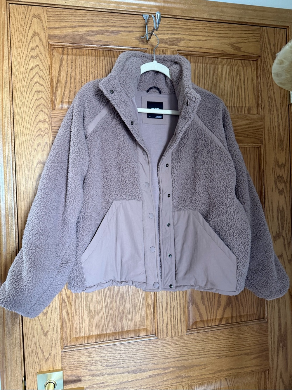 Prana Taupe Sherpa Teddy Jacket